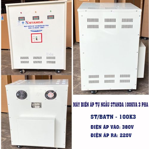 Biến áp tự ngẫu 100KVA Standa 3 pha