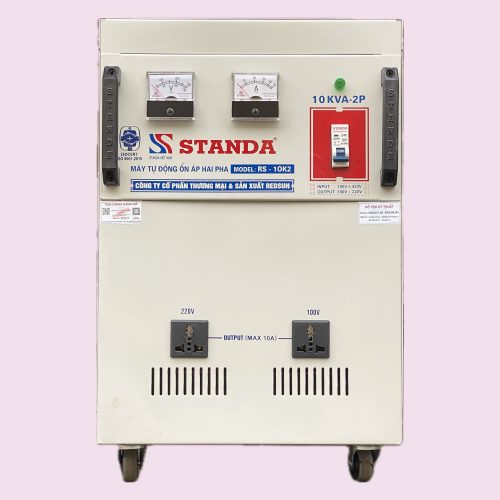 Ổn áp Standa 10kva 2 pha lửa siêu ổn định