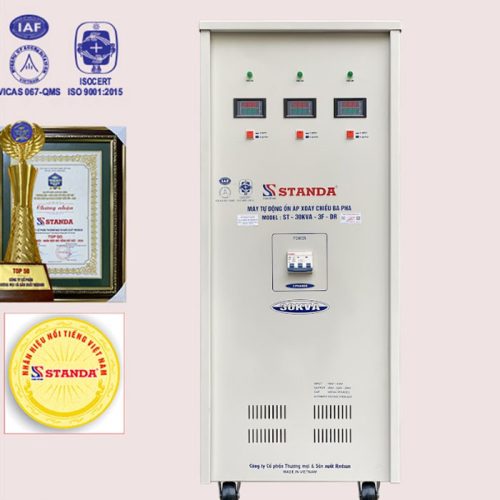 Ổn áp 3 pha 30KVA Standa (160V-430V)