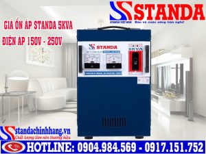 Giá ổn áp Standa 5kva RS-5000 (dải 150v - 250v) 2,100,000Đ