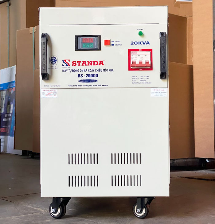 hinh anh on ap Standa 20KVA day dong sieu ben bi chat luong tot 