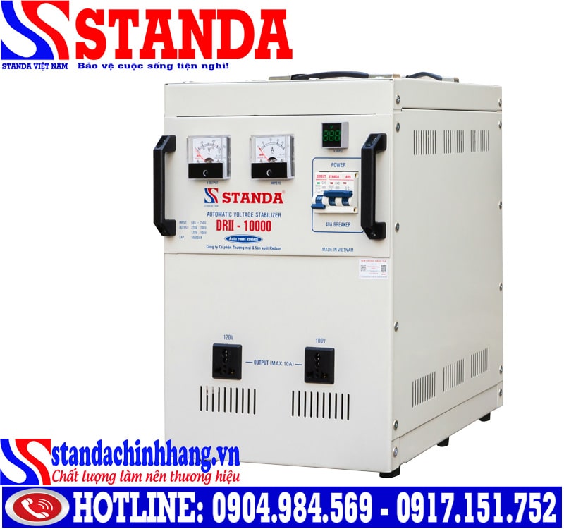 Thử độ bền của máy ổn áp STANDA 10KW