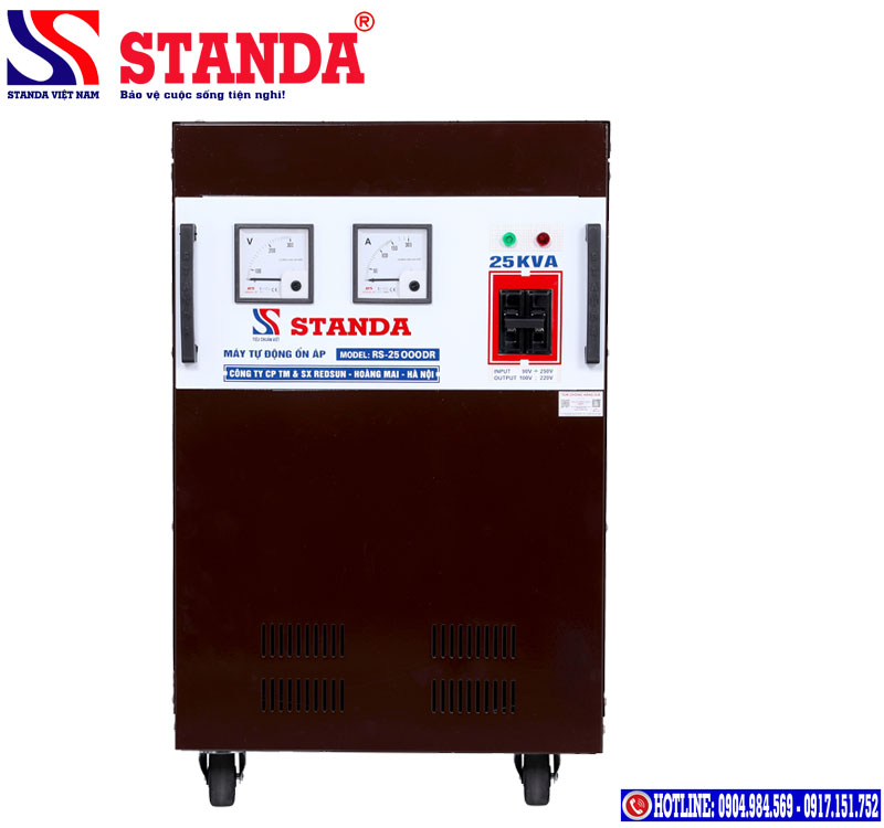 Những điểm mạnh của dòng máy ổn áp STANDA Redsun có thể kể đến như