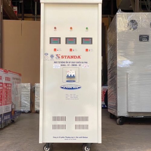 Ổn áp Standa 20kva 3 pha dây đồng 100% New