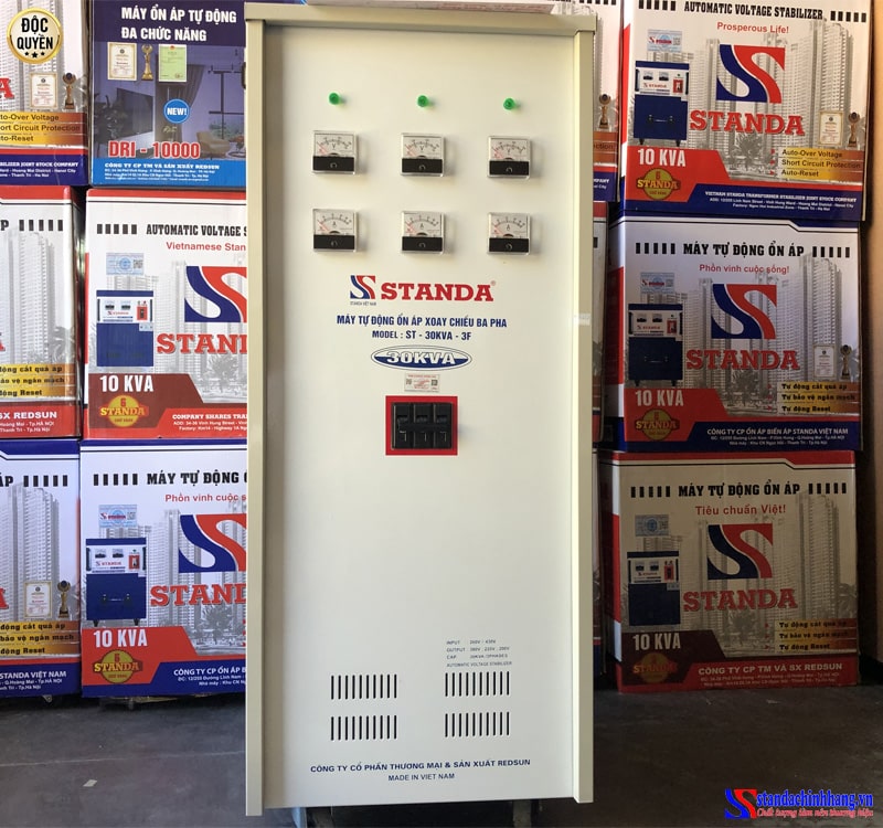 hình ảnh ổn áp Standa 30KVA 3 pha chính hãng 