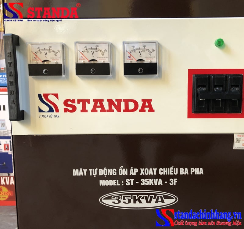 Ổn áp Standa 35KVA 3pha máy đặt theo yêu cầu của khách hàng 
