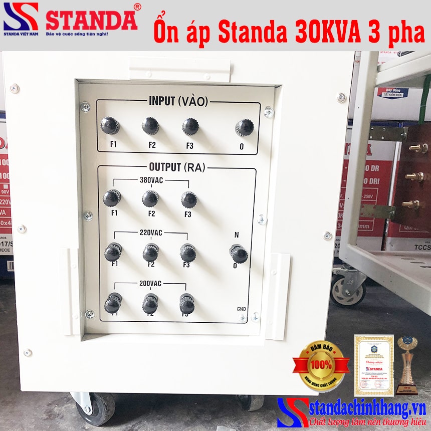 Cấu tạo và chức năng của ổn áp STANDA 30kva