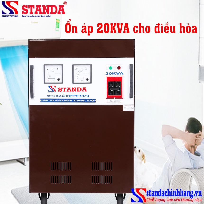 Ổn áp cho máy điều hòa 20kva Standa