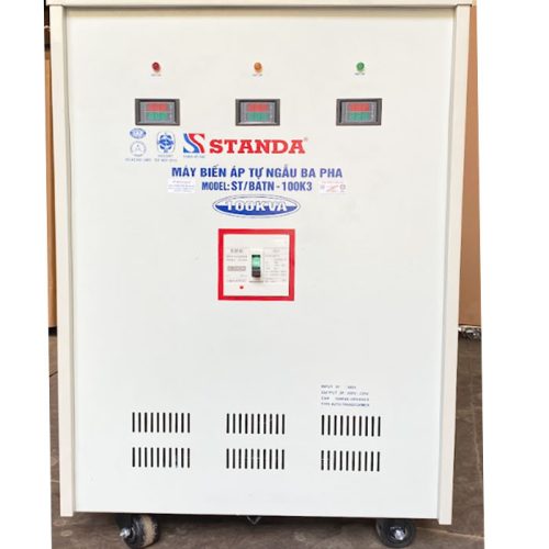 Biến áp tự ngẫu Standa 100KVA 3 pha tốt nhất siêu bền