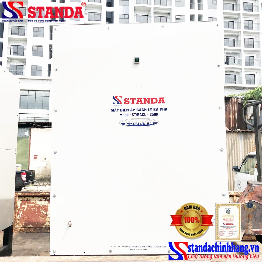 Biến áp cách ly Standa 250KVA 380V/200V – an toàn bền bỉ siêu tiết kiệm điện