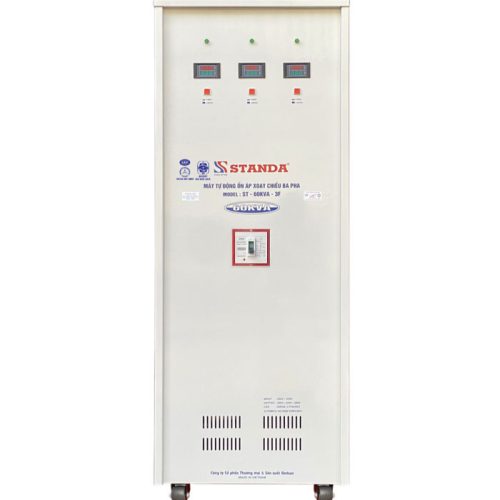 Ổn áp Standa 60kva 3 pha 260V – 430V dây đồng 100% thế hệ mới