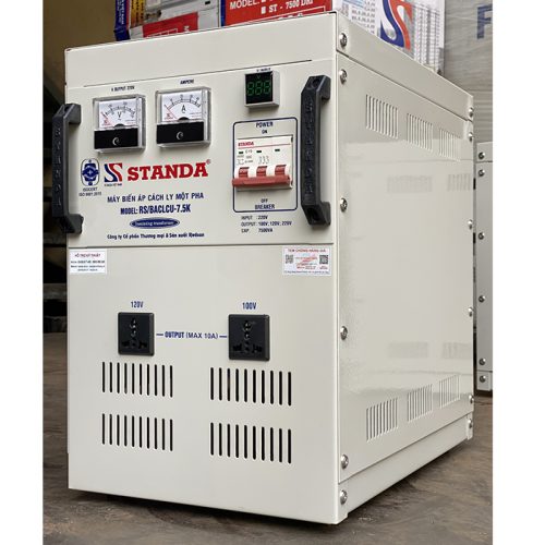 Bảng giá biến áp cách ly Standa chính hãng