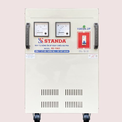 Ổn áp 2 pha lửa 15KVA – Standa dây đồng 100%