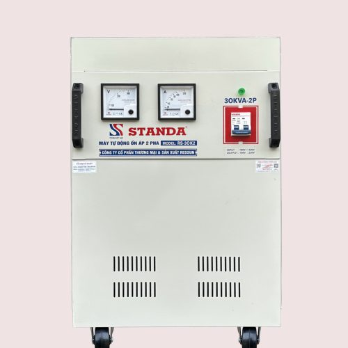 Ổn áp 2 pha lửa 30KVA Standa kéo điện siêu khỏe