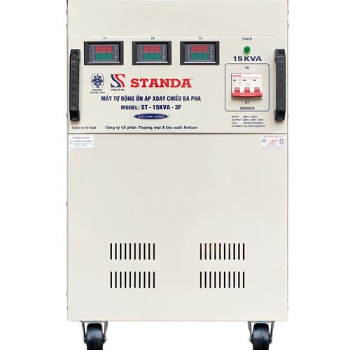 Ổn áp Standa 15KVA kéo điện khỏe máy chạy êm – thế hệ mới nhất