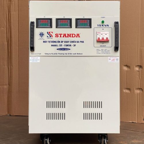 Ổn áp Standa 15KVA 3 pha thế hệ mới