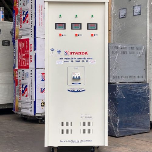 Ổn áp Standa 20KVA 3 pha dải 160V – 430V được lắp đặt tận nơi cho khách hàng