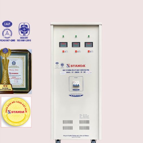 Ổn áp Standa 20KVA dải 160V – 430V thế hệ mới