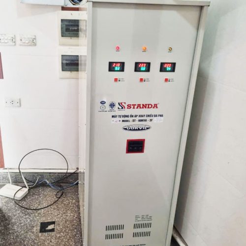 Lắp đặt ổn áp Standa 60KVA cho khách hàng