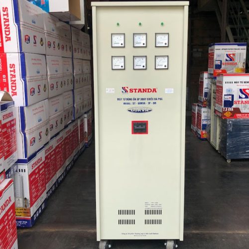 Xuất máy Ổn áp Standa 60KVA 3 pha thế hệ mới dải 160V dây đồng 100%