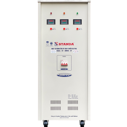 Ổn áp cách ly Standa 30KVA dải 260V – 430V dây đồng 100%