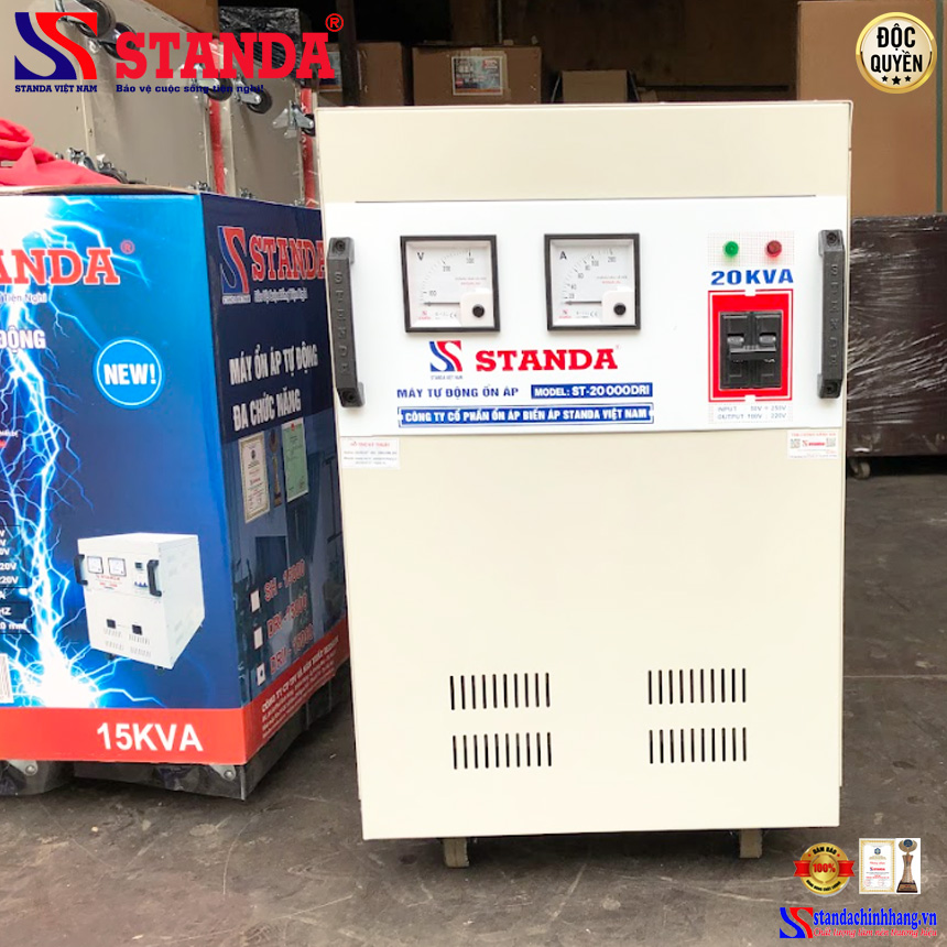 Ổn áp STanda 20KVA điện áp 50V -250V siêu bền bỉ chất lượng tốt 
