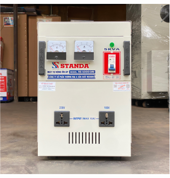 Máy ổn áp Standa 5KVA DRI điện áp 50V-250V dây đồng 100%