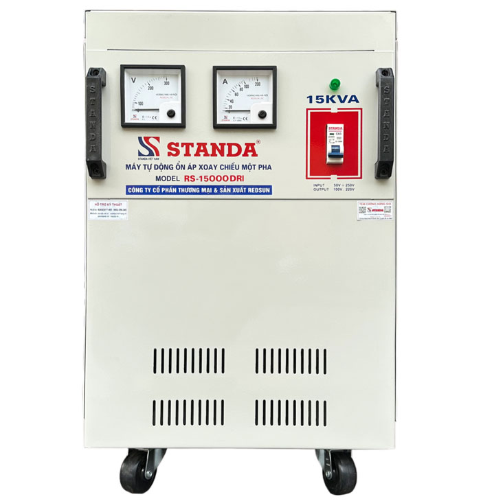 Ổn áp Standa 15KVA điện áp 50V – 250V dây đồng 100%