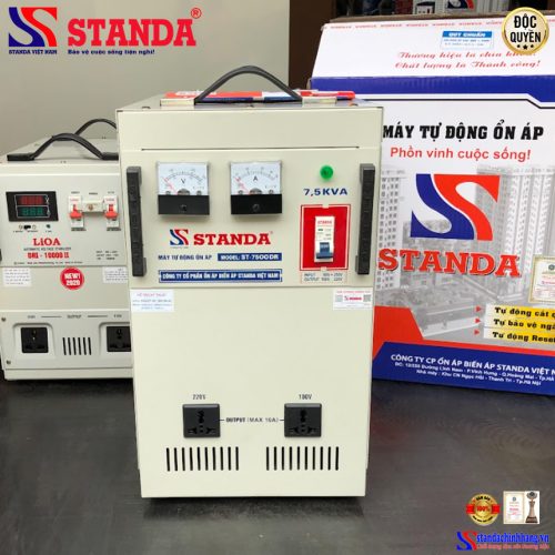 Ổn áp Standa 7.5KVA DR điện áp 90V – 250V dây đồng 100%