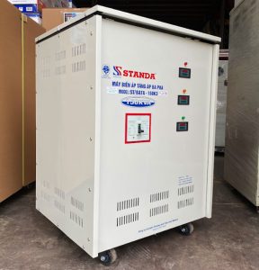máy biến áp tăng ap Standa 3 pha mặt nghiêng của máy 380V-420V-440V