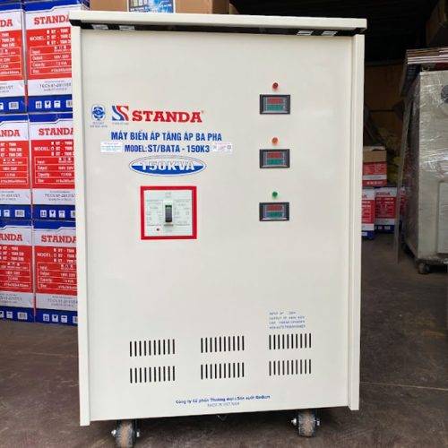 Biến áp tăng áp Standa 150KVA điện áp vào 380V điện áp ra 440V / 420V