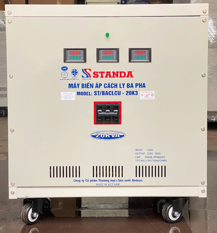 Tổng Hợp Các Máy Biến Áp 3 Pha Ra 1 Pha STANDA Được Khách Hàng Yêu Thích