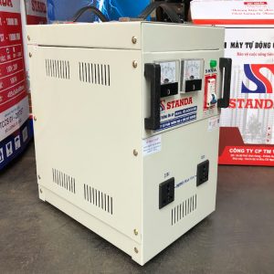 MÁY TỰ ĐỘNG ỔN ÁP sTANDA 5kva 110v -220v MẶT NGHIÊNG CỦA MÁY